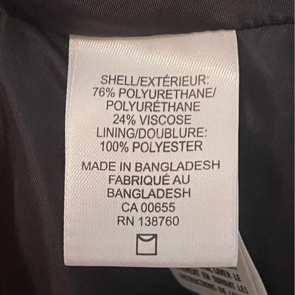 Reitman’s Women’s Black Faux Leather Moto Jacket with Tailor Collar in Small - Picture 5 of 13